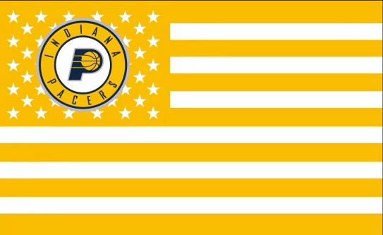 Indiana Pacers Flag Logo 3x5 Football NFL